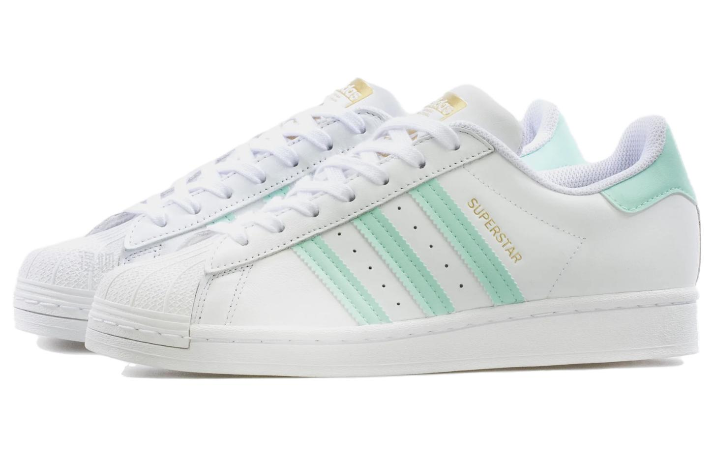Кеды adidas originals SUPERSTAR "Easter Pack" (бело-голубые) — фото 2
