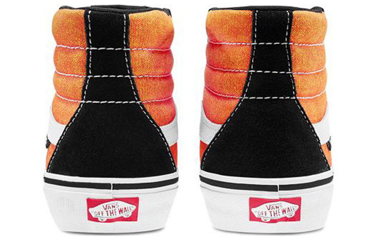Кеды Vans SK8 Pro (черно-оранжевые) — Чёрный / оранжевый — фото 5