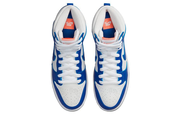 Мужские кроссовки Nike Dunk SB Pro ISO Kentucky (бело-синие) — фото 4