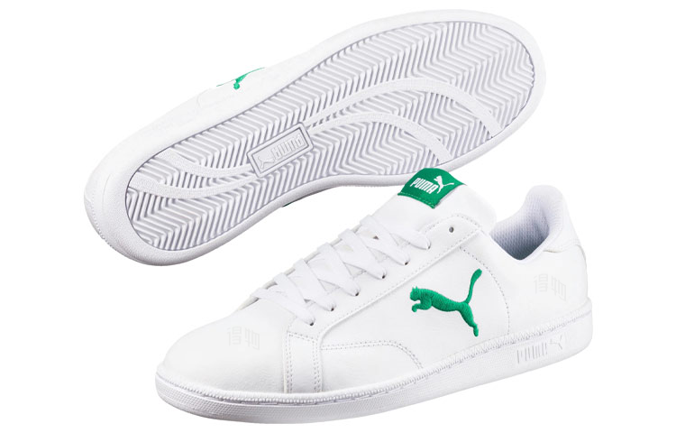 Кеды PUMA Smash Cat L (бело-бирюзовые) — Белый / бирюзовый — фото 3