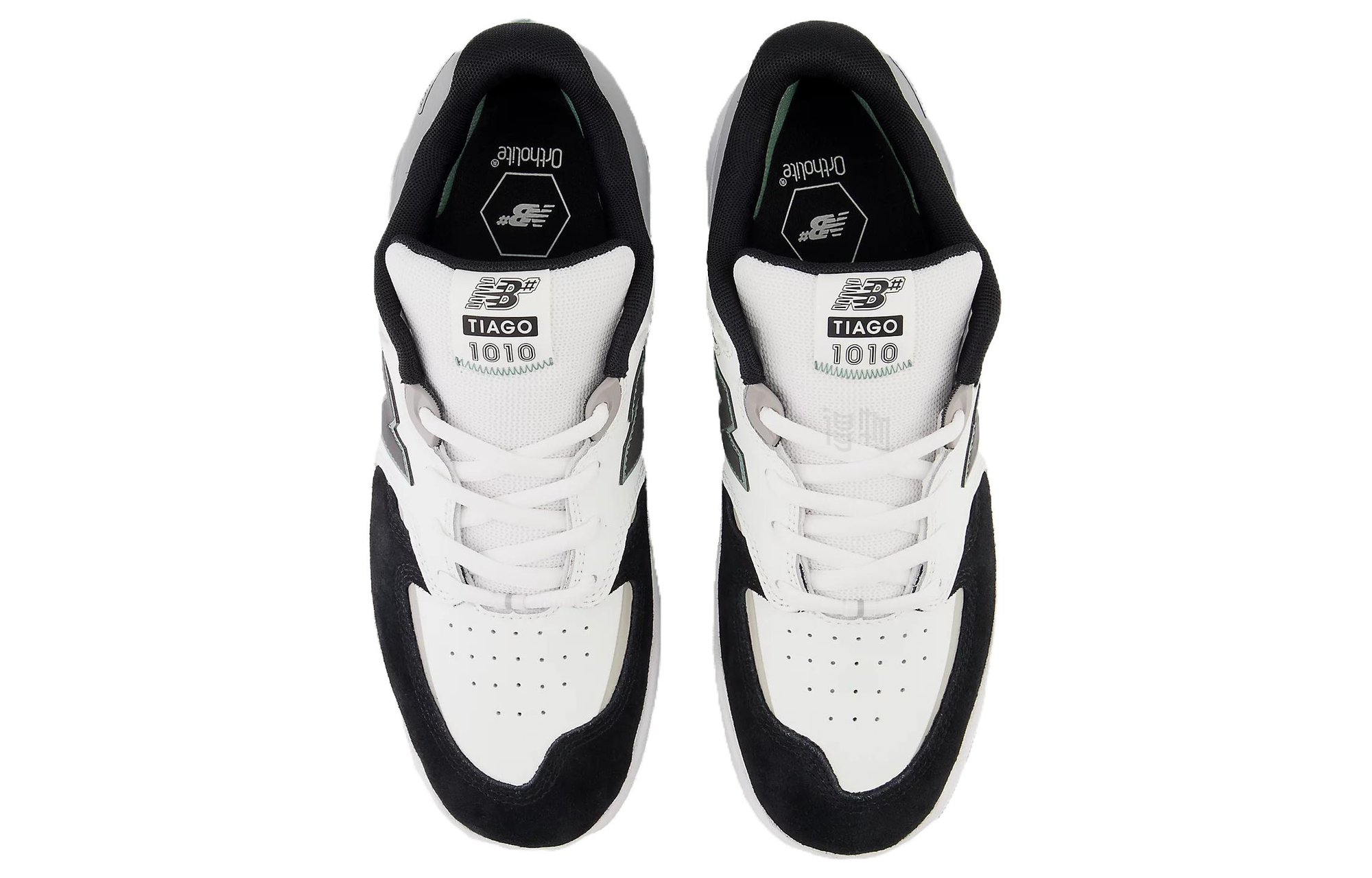 Кеды New Balance New Balance NB 1010 Numeric Tiago Lemos (черно-белые) — Чёрный / белый — фото 4