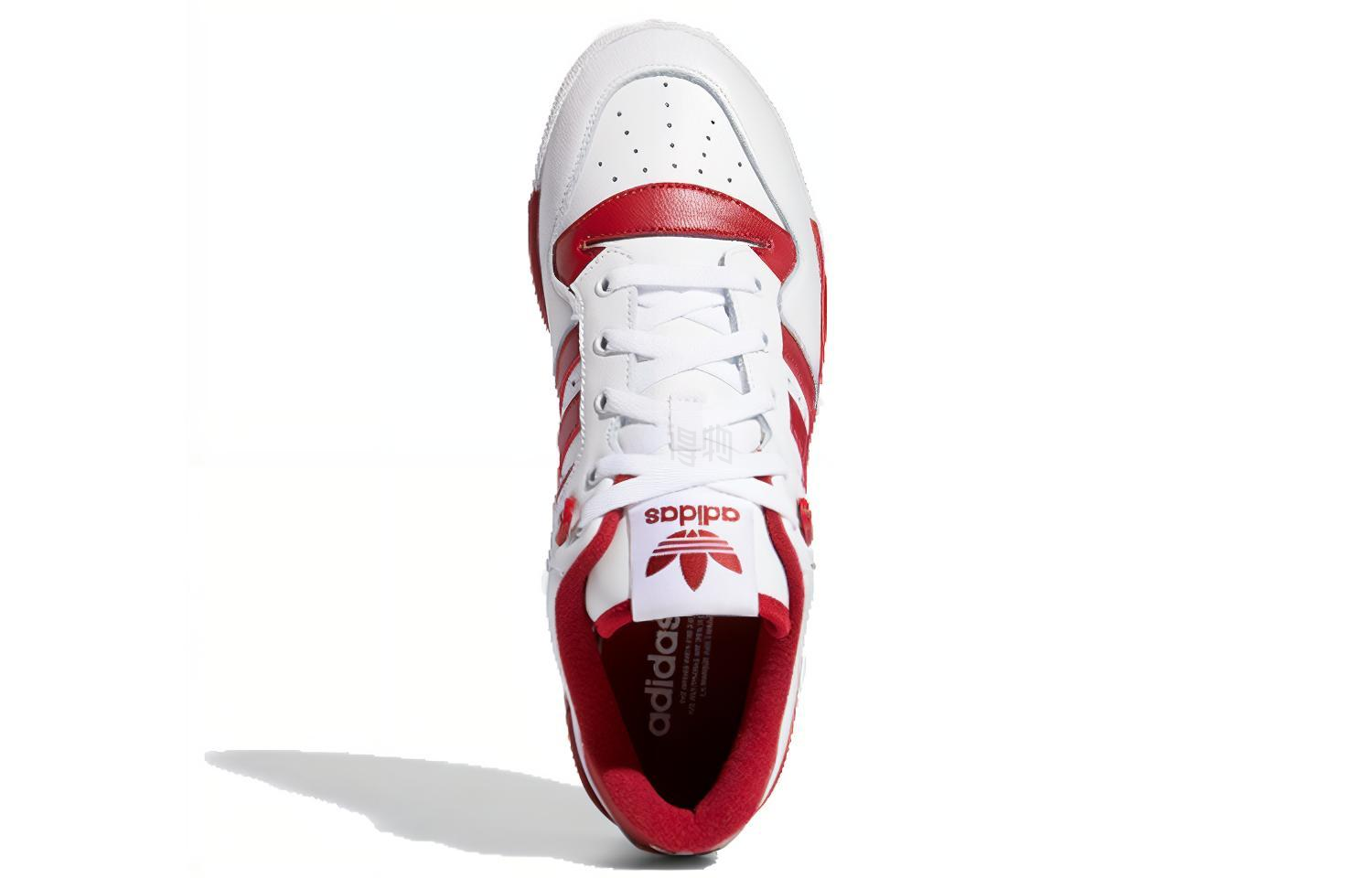 Кеды adidas originals Rivalry Low (белые / красные) — Белый / красный — фото 4