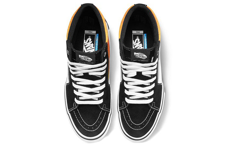 Кеды Vans SK8 Pro (черно-оранжевые) — Чёрный / оранжевый — фото 3