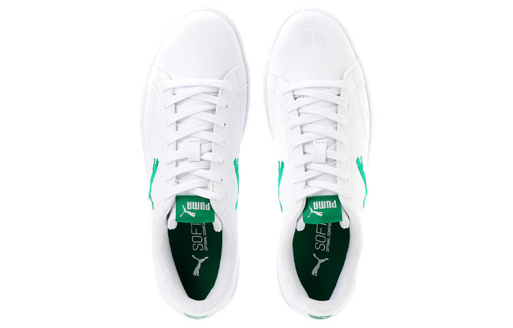 Кеды PUMA Smash Cat L (бело-бирюзовые) — Белый / бирюзовый — фото 4