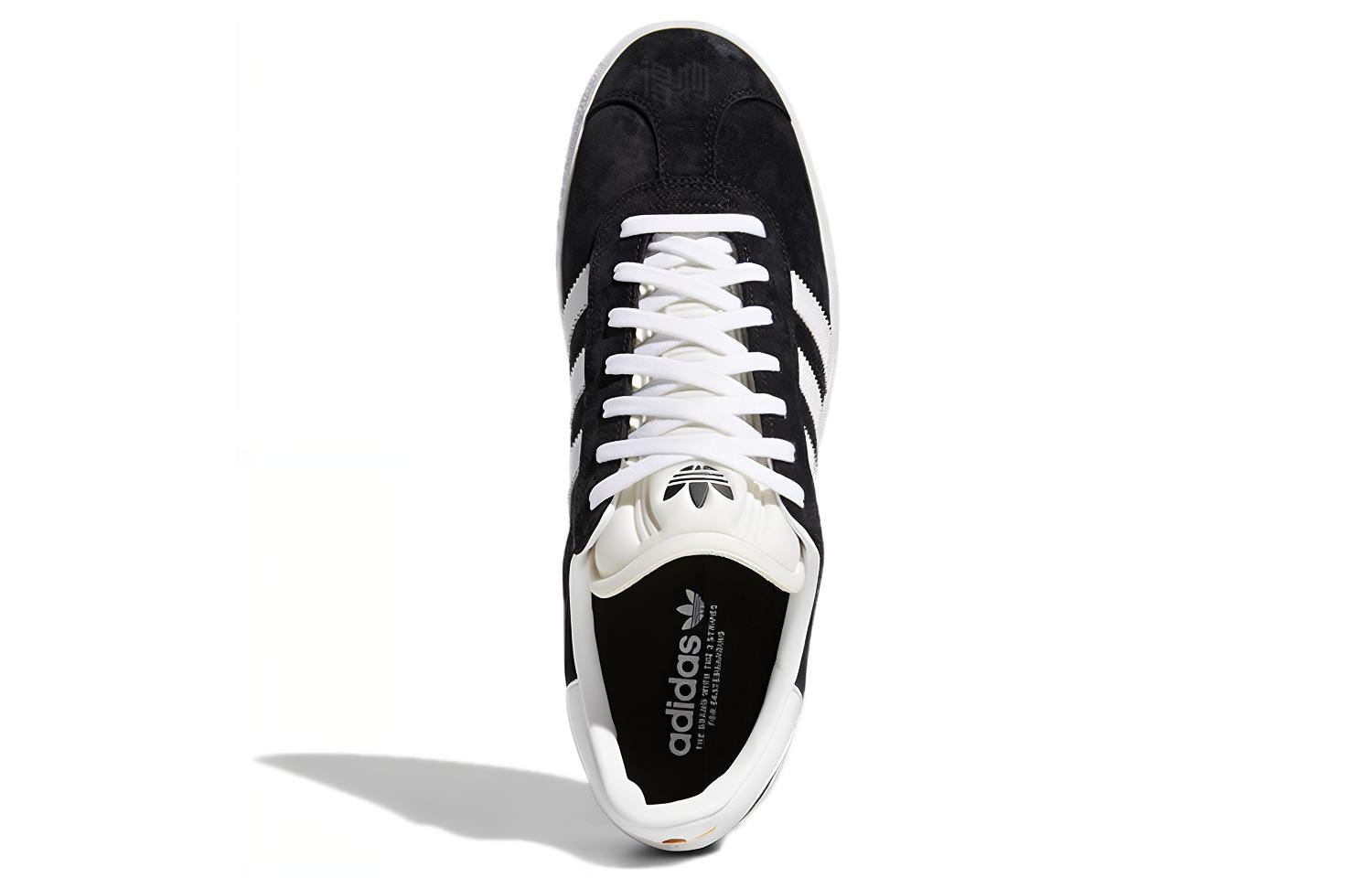 Кеды adidas originals Gazelle (черно-белые) — фото 5