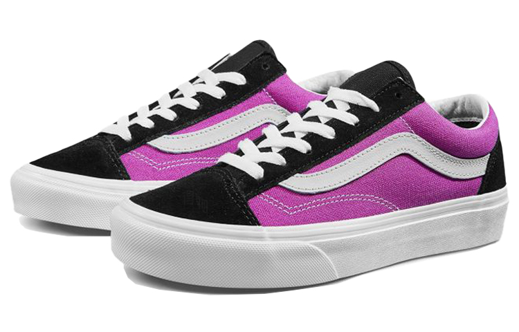 Кеды Vans Style 36 (черно-фиолетовые) — фото 2