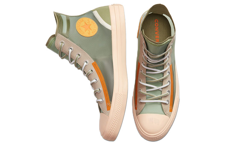 Высокие кеды Converse Chuck Taylor All Star Translucent Mesh Utility (зеленые) — Зелёный — фото 4