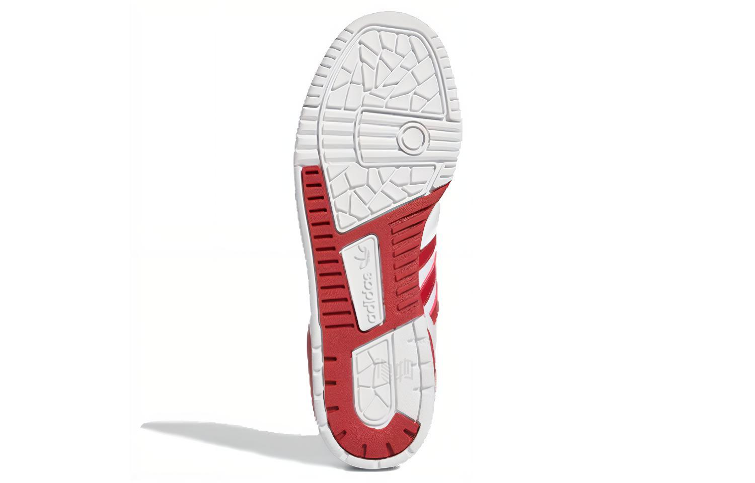 Кеды adidas originals Rivalry Low (белые / красные) — Белый / красный — фото 5