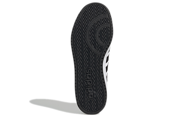 Кроссовки adidas neo Mid (белый / черный) — Белый / чёрный — фото 6