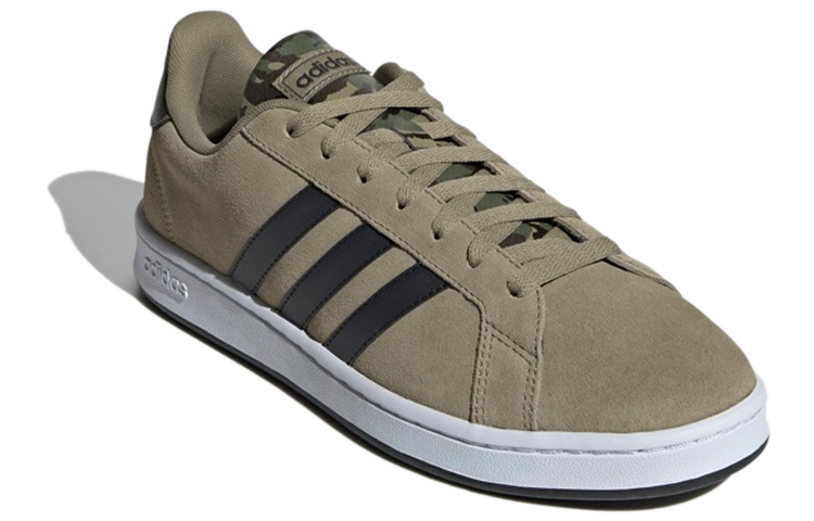 Мужские кеды adidas Grand Court (зеленый) — Зелёный — фото 3