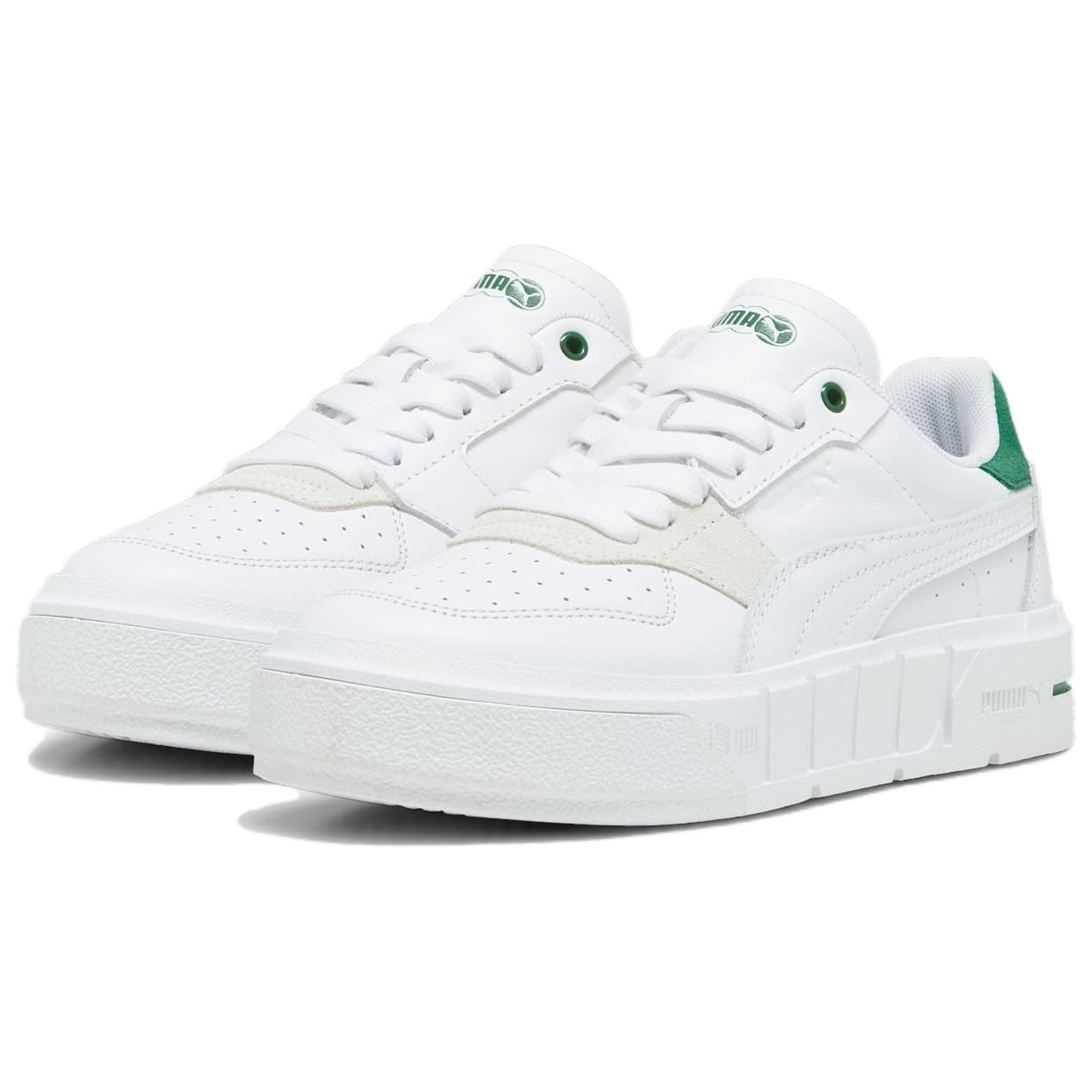 Женские кеды PUMA MATCH (бело-зеленые) — Белый / зелёный — фото 3