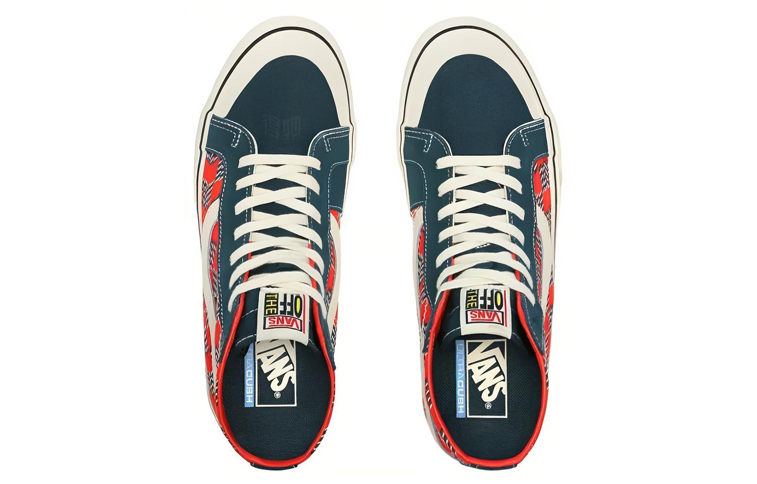 Кеды Vans SK8 138 Decon Sf (красно-синие) — Красный / синий — фото 4