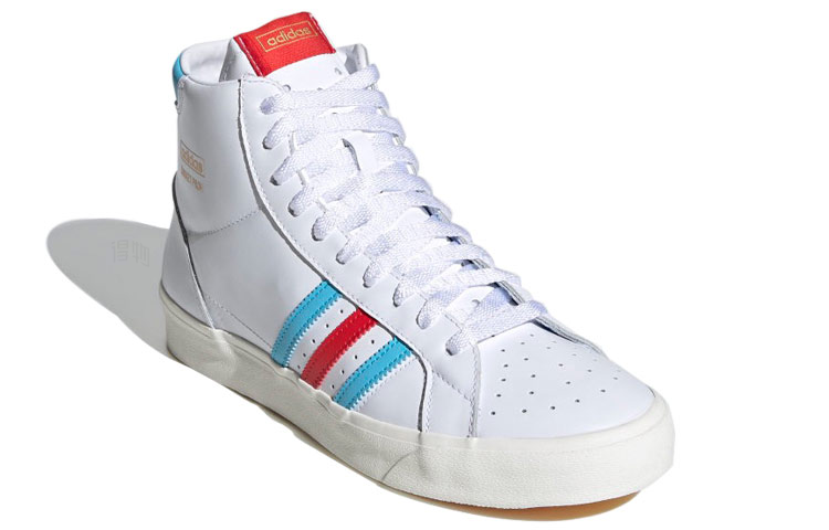 Кеды adidas Basket Profi (бело-сине-красные) — Белый / красный / синий — фото 2