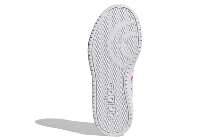 Женские кеды adidas neo Hoops 2.0 (белый / синий / фиолетовый) — фото 5