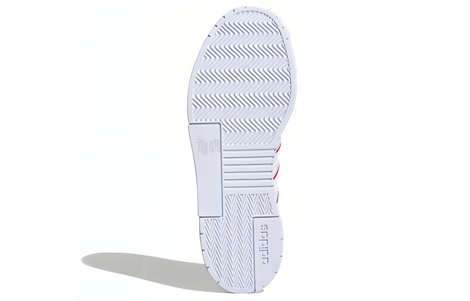 Мужские кеды adidas neo Courtmaster (бело-красные) — Белый / красный — фото 6