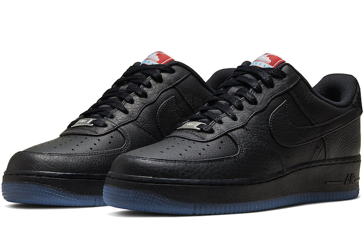Кроссовки Nike Air Force 1 "Chicago" (черные) — Чёрный — фото 3