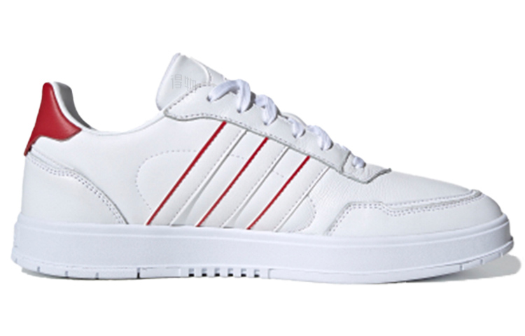 Мужские кеды adidas neo Courtmaster (бело-красные) — Белый / красный — фото 2