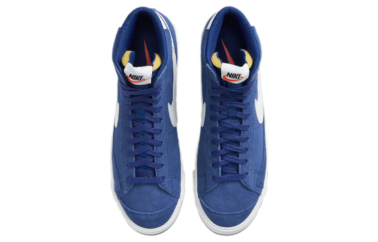 Кеды Nike Blazer 77 Suede (сине-белые) — Синийбелый — фото 4
