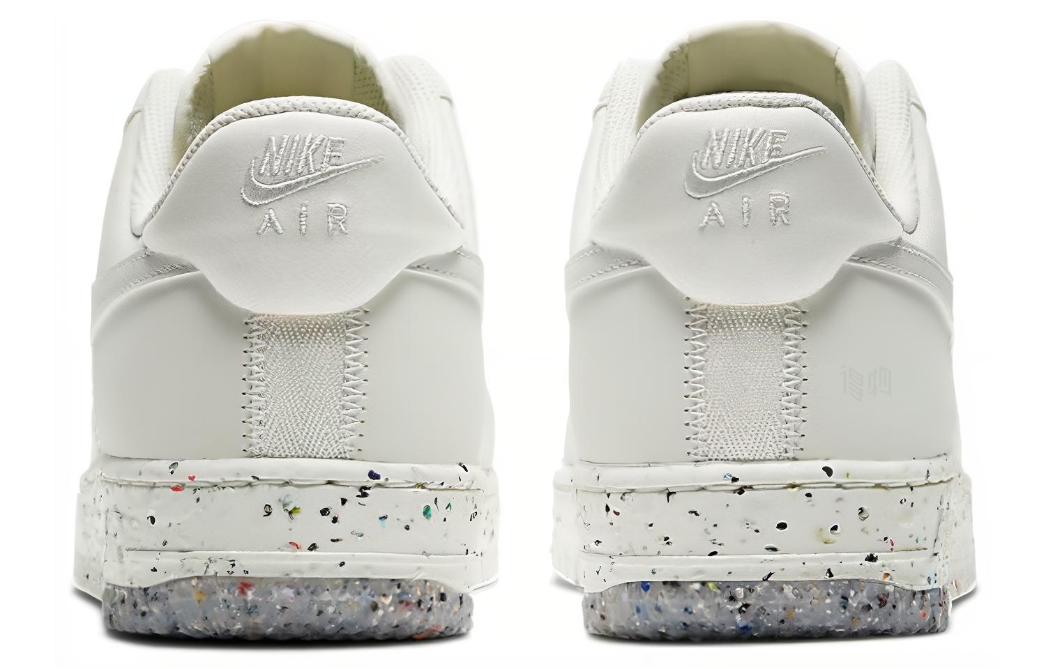 Кроссовки Nike Air Force 1 Crater Foam "Summit White" (сине-белые) — Синий / белый — фото 5