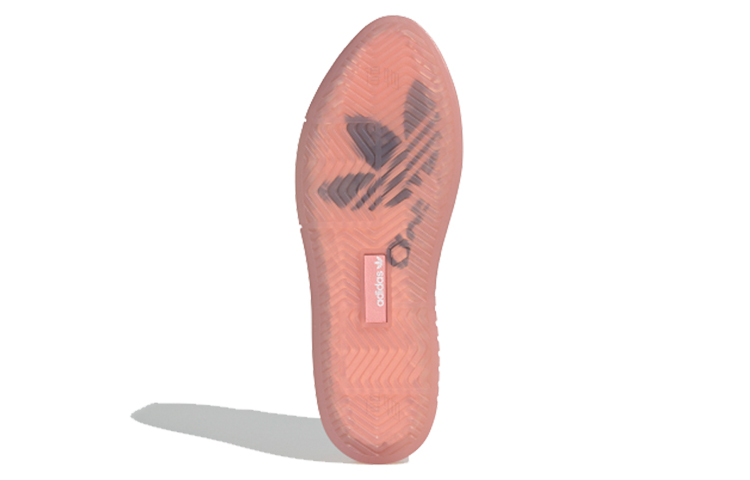 Женские кеды adidas originals Sleek Super (бело-розовые с бронзой) — Белый / розовый — фото 6