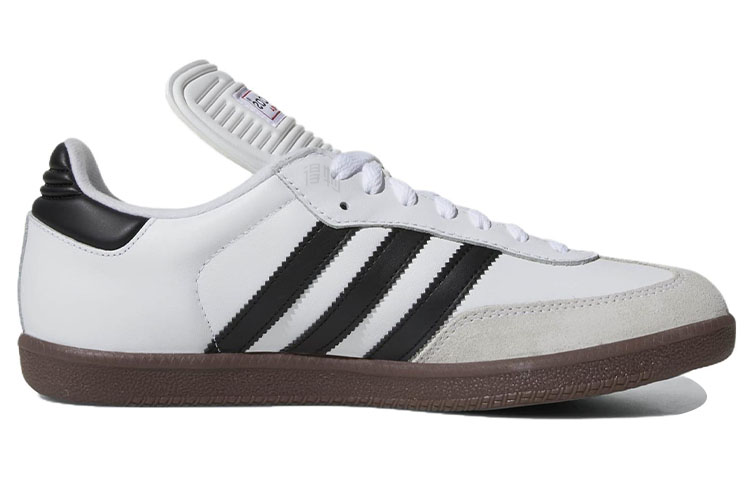 Мужские кеды adidas originals Samba Classic (бело-черные) — Белый / чёрный — фото 2