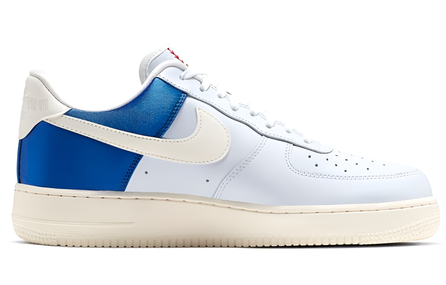 Кеды Nike Air Force 1 07 QS (голубые) — фото 2