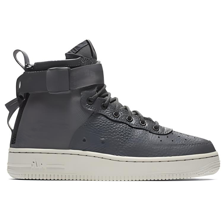 Женские кеды Nike Air Force 1 (серые) — фото 2