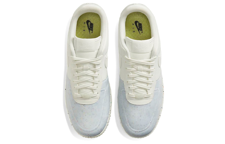 Кроссовки Nike Air Force 1 Crater Foam "Summit White" (сине-белые) — Синий / белый — фото 4