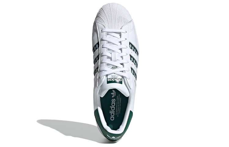 Кеды adidas originals SUPERSTAR (зеленый / белый) — Зелёный / белый — фото 5