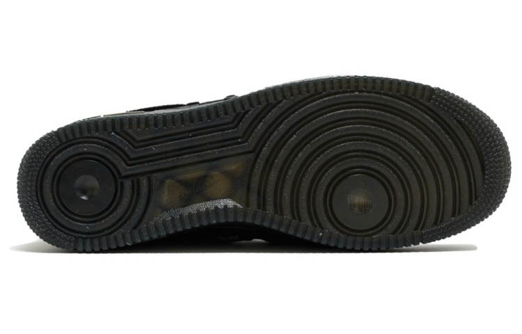 Кроссовки Nike Air Force 1 Black Cargo Khaki (черно-зеленые с тигровым принтом) — фото 5
