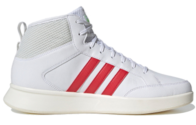 Кеды adidas Court80s (бело-красно-серые) — Белыйкрасныйсерый — фото 2