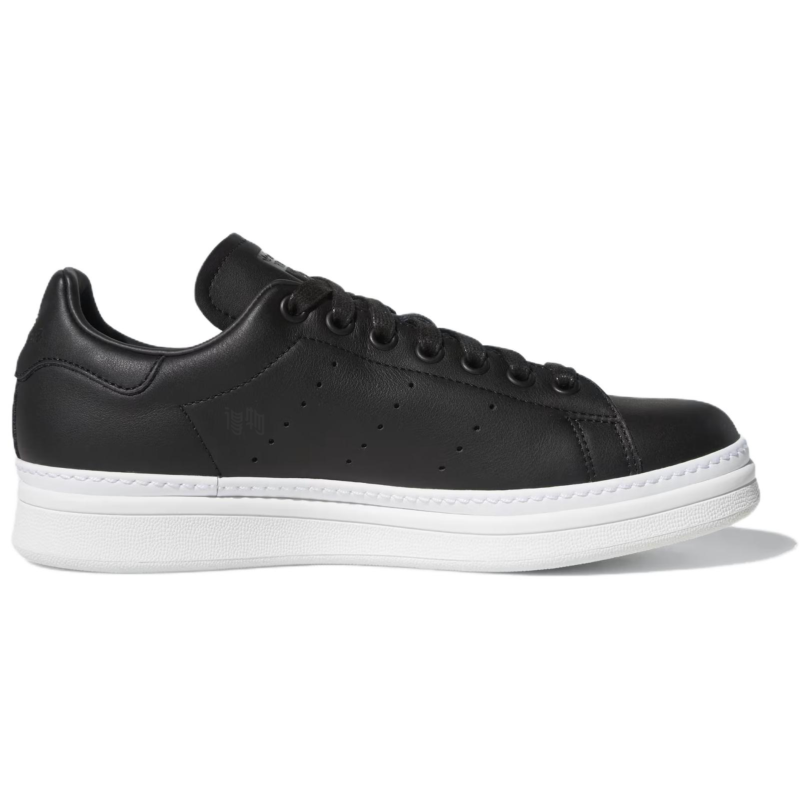 Женские кеды adidas originals STAN SMITH New Bold (черно-белые) — фото 2