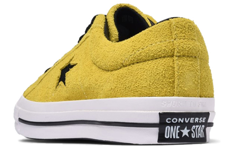 Кеды Converse One Star Premium Suede (желтые) — фото 5