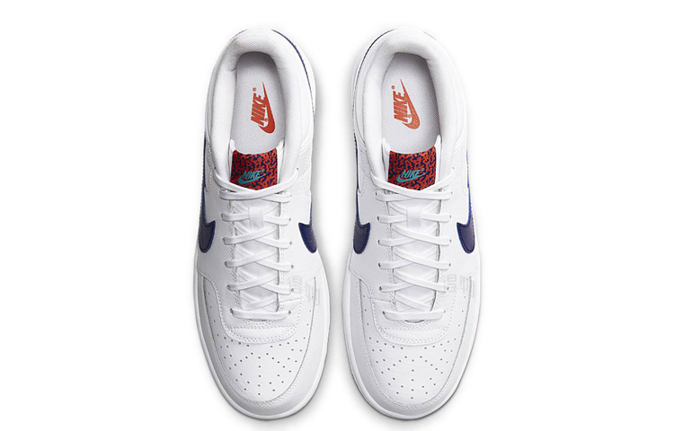 Мужские кеды Nike Sky Force (бело-синие) — фото 4