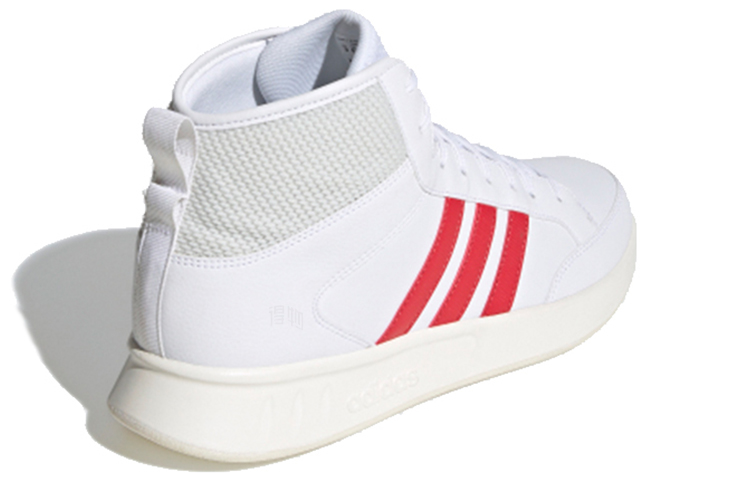 Кеды adidas Court80s (бело-красно-серые) — Белыйкрасныйсерый — фото 4