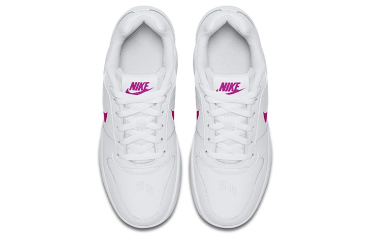 Женские кеды Nike EBERNON Low (бело-розовые) — фото 4