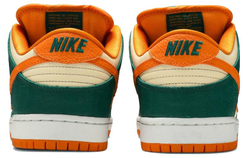Мужские кроссовки Nike Dunk SB Pro "Legion Pine" (зелено-оранжевые) — 绿/橘 — фото 4