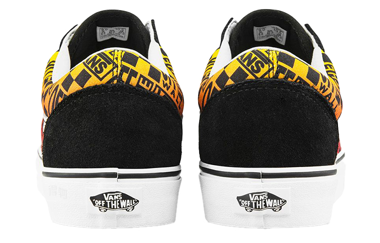 Кеды Vans Old Skool (черно-оранжевые) — фото 5