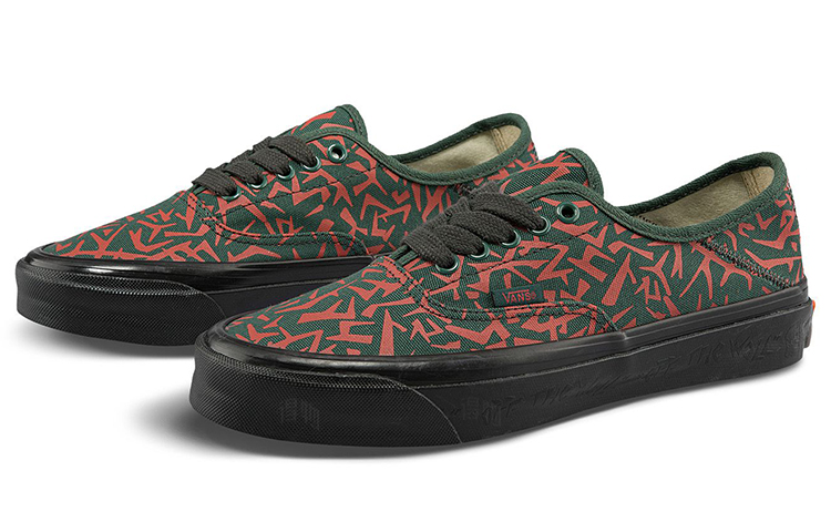 Кеды Vans Style 43 (зелено-оранжевые) — Зелёный / оранжевый — фото 2