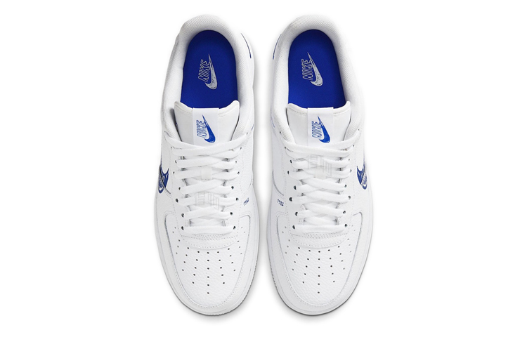 Кеды Nike Air Force 1 Sketch (бело-синие) — фото 4