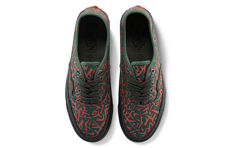 Кеды Vans Style 43 (зелено-оранжевые) — Зелёный / оранжевый — фото 3