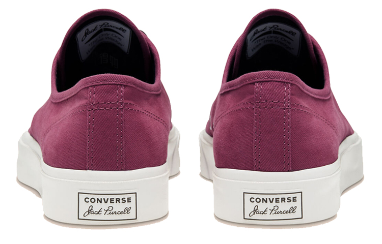 Унисекс кеды Converse Jack Purcell Twill Reflective (красный) — фото 4
