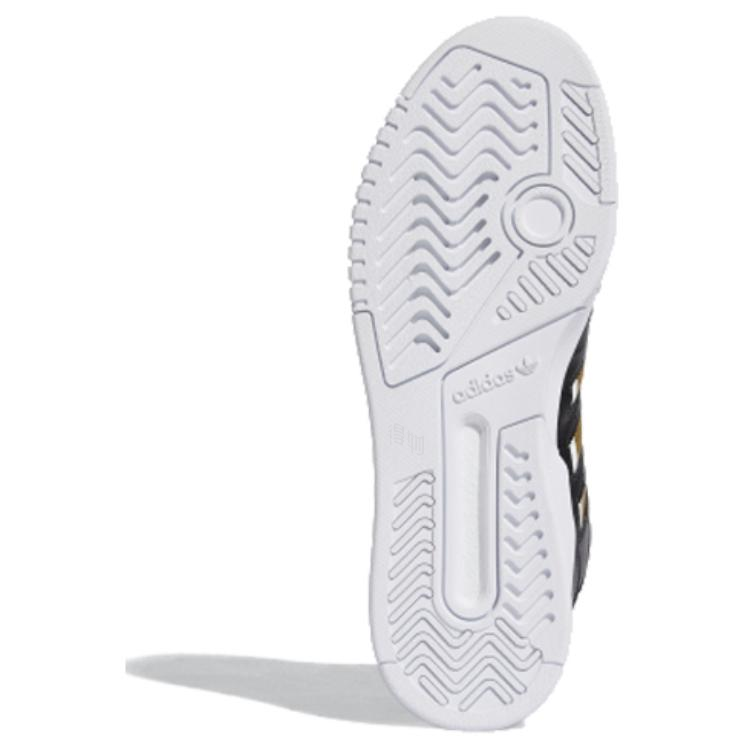 Кроссовки adidas originals Drop Step XL (черно-золотые) — фото 5