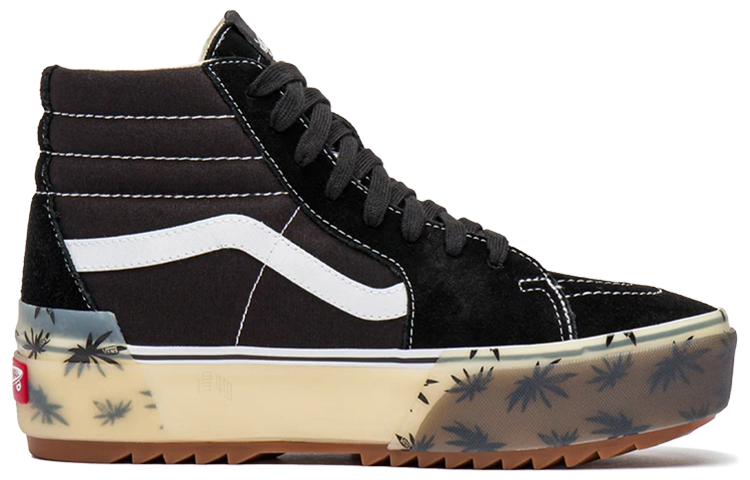 Женские кеды Vans SK8 Stacked Lx (черно-белые) — Чёрный / белый — фото 2