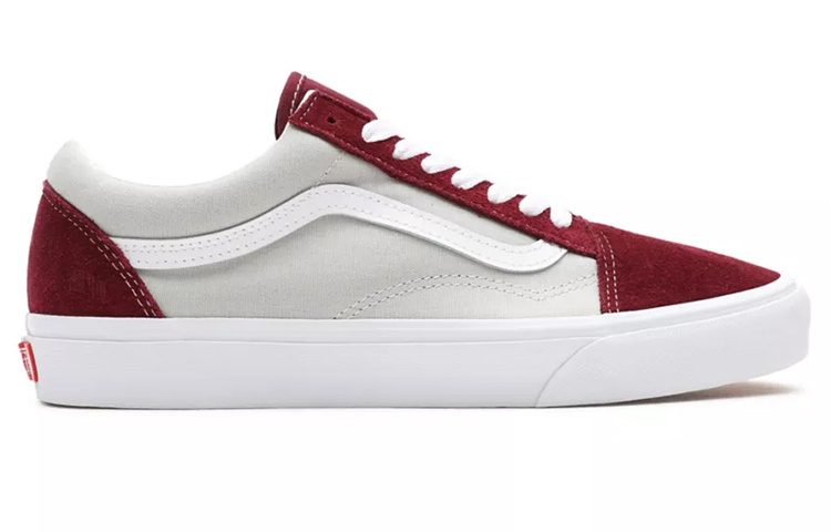 Кеды Vans Old Skool Classic Sport (бело-красные) — фото 2