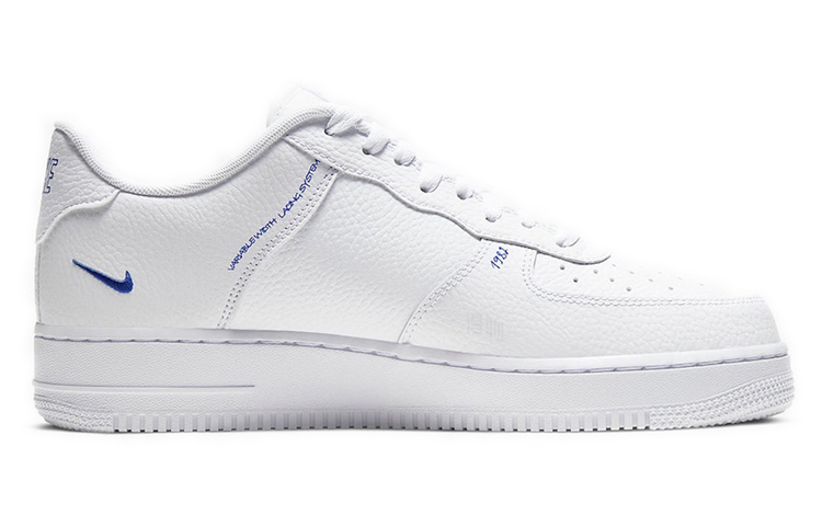 Кеды Nike Air Force 1 Sketch (бело-синие) — фото 2