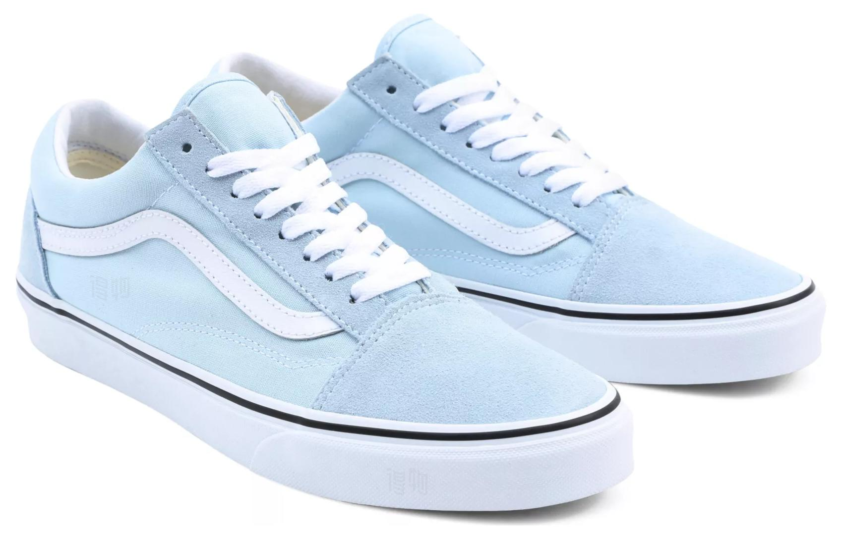 Кеды Vans Old Skool (светло-синие) — фото 3