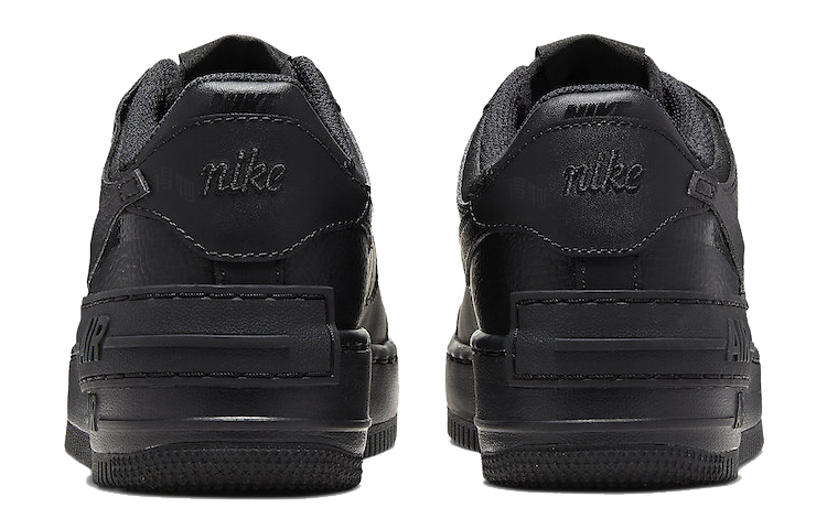 Женские кеды Nike Air Force 1 Shadow (черные) — Чёрный — фото 4