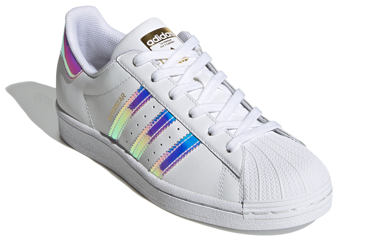 Женские кеды adidas originals SUPERSTAR (белыйсиний) — фото 3