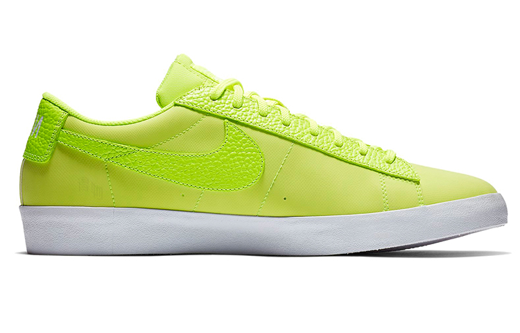 Мужские кроссовки Nike Blazer PRM (ярко-желтые) — 白/荧光黄 — фото 2